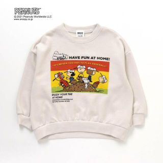 ブリーズ(BREEZE)のブリーズ×スヌーピー   裏毛トレーナー(Tシャツ/カットソー)