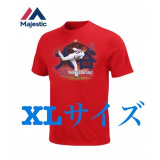 Majestic - エンゼルス　大谷翔平 半袖　Tシャツ  Majestic タグ付き　新品　XL