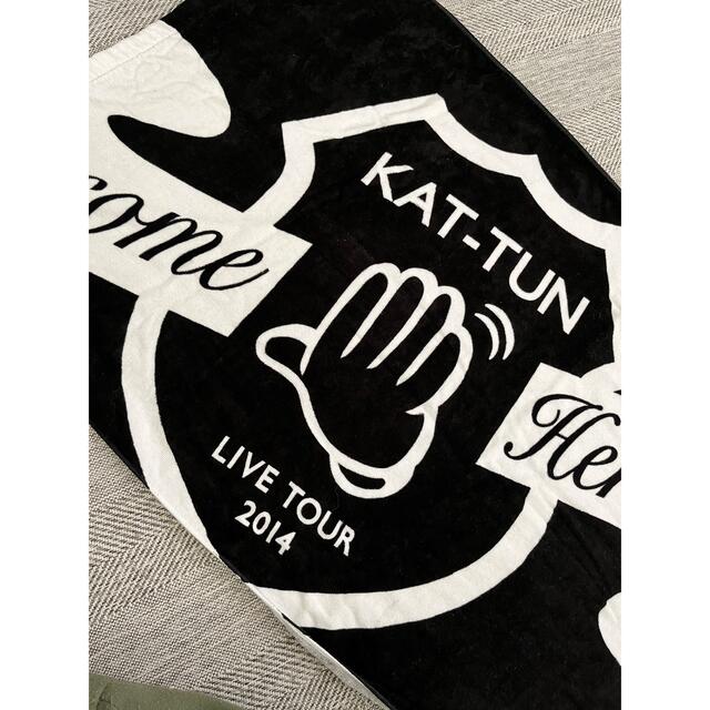 KAT-TUN(カトゥーン)のKAT-TUN ComeHere バスタオル エンタメ/ホビーのタレントグッズ(アイドルグッズ)の商品写真