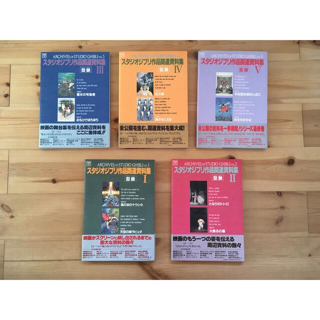 ジブリ(ジブリ)の【初版本】スタジオジブリ作品関連資料集　全5冊セット エンタメ/ホビーの本(アート/エンタメ)の商品写真