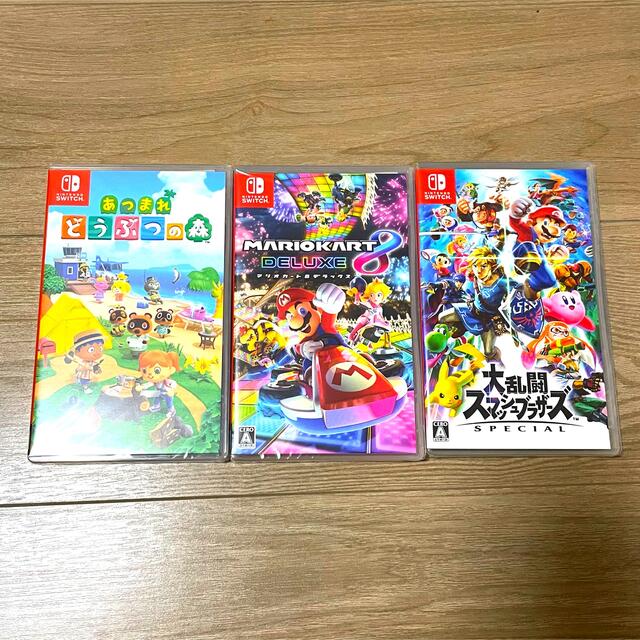 Nintendo Switch ソフト三本セット スマブラ マリオカート ゼルダ