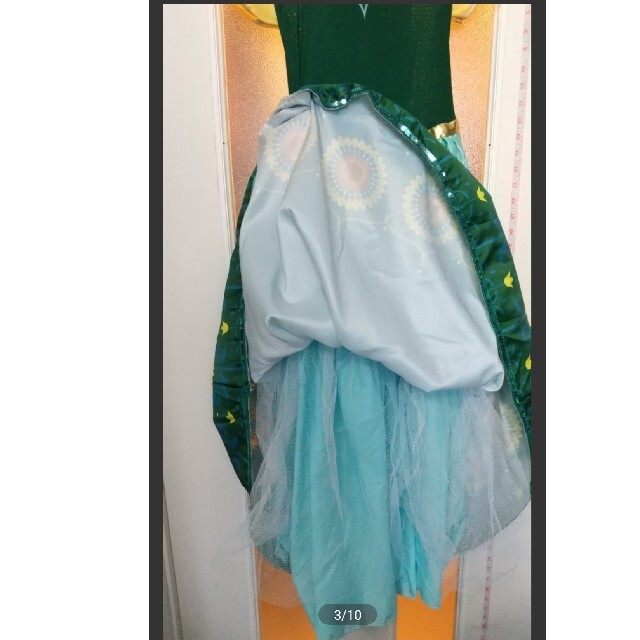 Disney(ディズニー)のアナ雪。アナのひまわり ドレス エンタメ/ホビーのコスプレ(衣装)の商品写真
