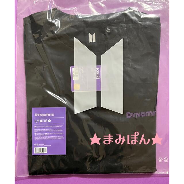 公式　BTS  DYNamITE ロゴTシャツ 黒