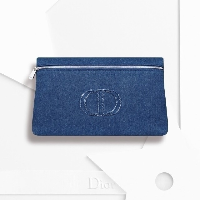 Dior(ディオール)のDior#ディオールロゴ★デニムポ―チ　　【新品】#非売品 2022 レディースのファッション小物(ポーチ)の商品写真