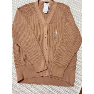 ユニクロ(UNIQLO)のコットンカシミヤリブリラックスカーディガン(カーディガン)