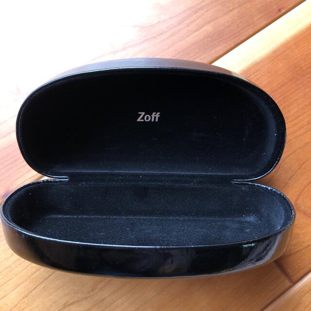 Zoff(ゾフ)のZoff ゾフ　サングラスケース　メガネケース　黒　ハードケース レディースのファッション小物(サングラス/メガネ)の商品写真