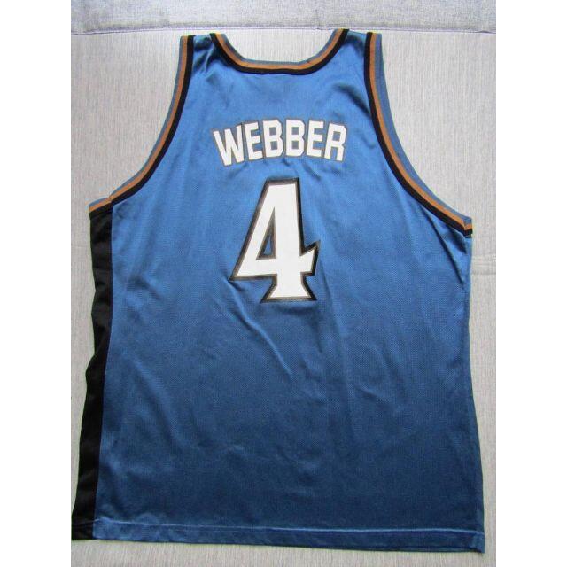 Champion(チャンピオン)の激レア！ NBA クリス・ウェバー WEBBER #4 ウィザース ユニフォーム スポーツ/アウトドアのスポーツ/アウトドア その他(バスケットボール)の商品写真