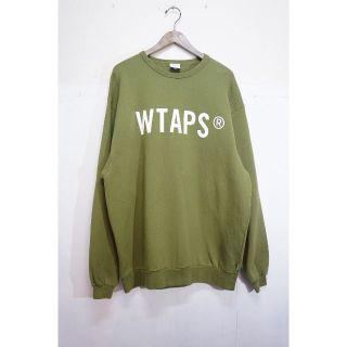 ダブルタップス(W)taps)の21AW WTAPS スウェット トレーナー プルオーバー オリーブ1214L▲(スウェット)