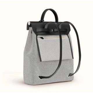 Hermes - エルメスエールバッグキャンバスレザーリュックサック