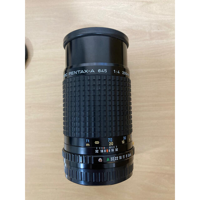 PENTAX(ペンタックス)のSMC PENTAX-A 645 レンズ2本　gfxマウントアダプー　セット スマホ/家電/カメラのカメラ(レンズ(単焦点))の商品写真