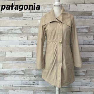 パタゴニア(patagonia)のパタゴニア チェック柄Aラインコート 裏起毛 ダブルファスナー XS レディース(その他)