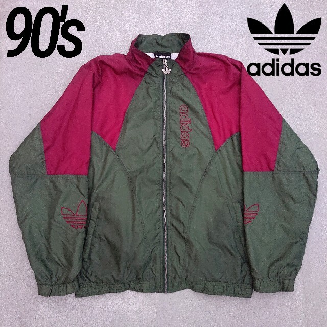 【状態良好】90s old adidas nylon jacket