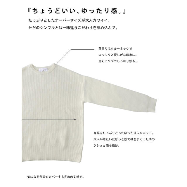 antiqua(アンティカ)の【専用】アンティカ　オーバーサイズ　ニット レディースのトップス(ニット/セーター)の商品写真