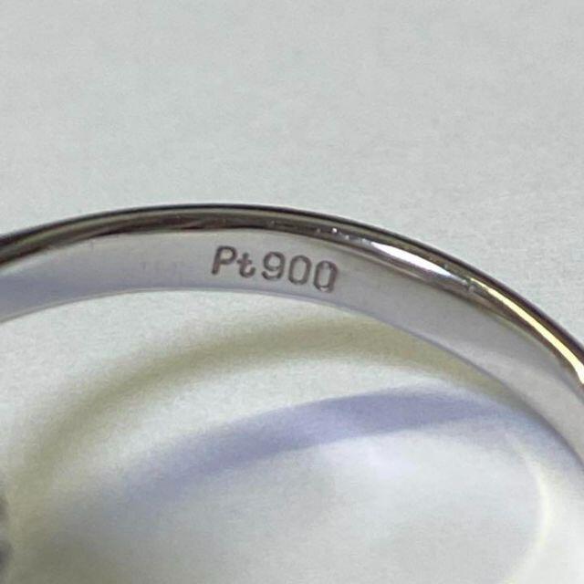 Pt900　あこや真珠　7.2ｍｍ　D0.29ct　サイズ11.5号　7.1ｇ レディースのアクセサリー(リング(指輪))の商品写真