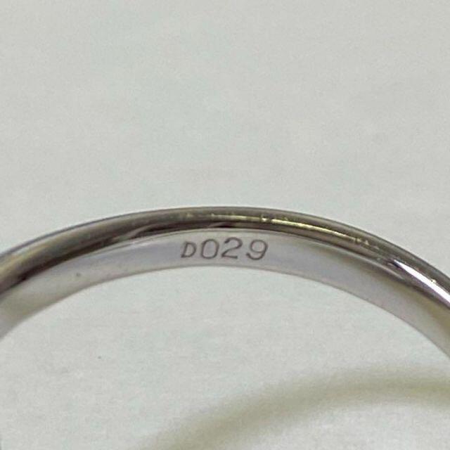 Pt900　あこや真珠　7.2ｍｍ　D0.29ct　サイズ11.5号　7.1ｇ レディースのアクセサリー(リング(指輪))の商品写真