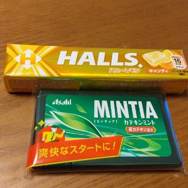 ミンティア&ホールズハニーレモンセット 食品/飲料/酒の食品(菓子/デザート)の商品写真