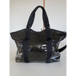 レスポートサック(LeSportsac)の最終価格! レスポートサック　ゴールドドット2WAYバッグ　超美品(ショルダーバッグ)