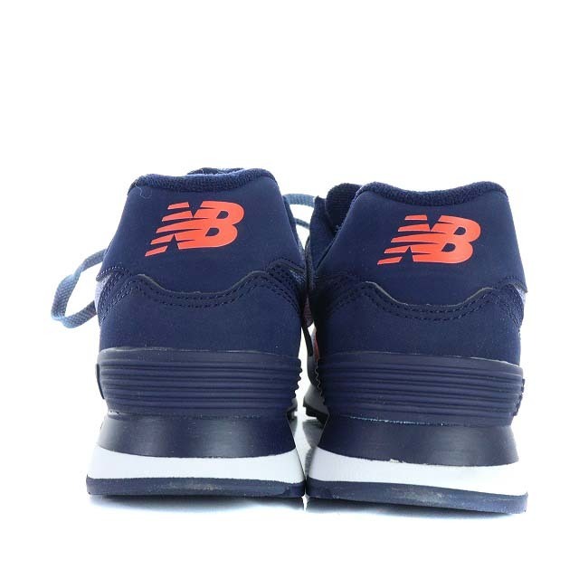 New Balance(ニューバランス)のニューバランス WL574WTC スニーカー ローカット ロゴ 25cm 紺 メンズの靴/シューズ(スニーカー)の商品写真