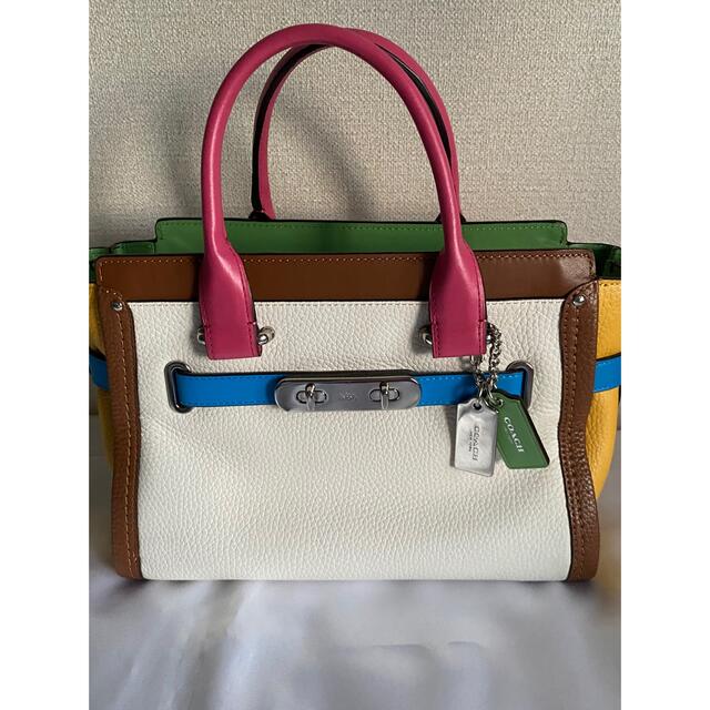 COACH - 【美品】COACH コーチ スワッガー 27 レインボー2way ...