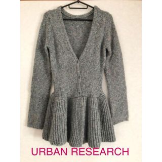 アーバンリサーチ(URBAN RESEARCH)のレディース　デザイン　ニットトップス(ミニワンピース)