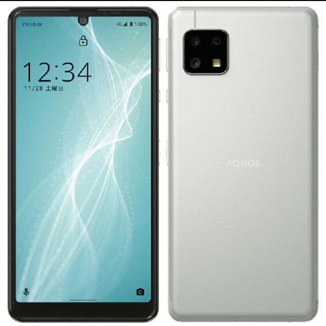 AQUOS sense4 basic シルバー Ymobile版SIMフリー A