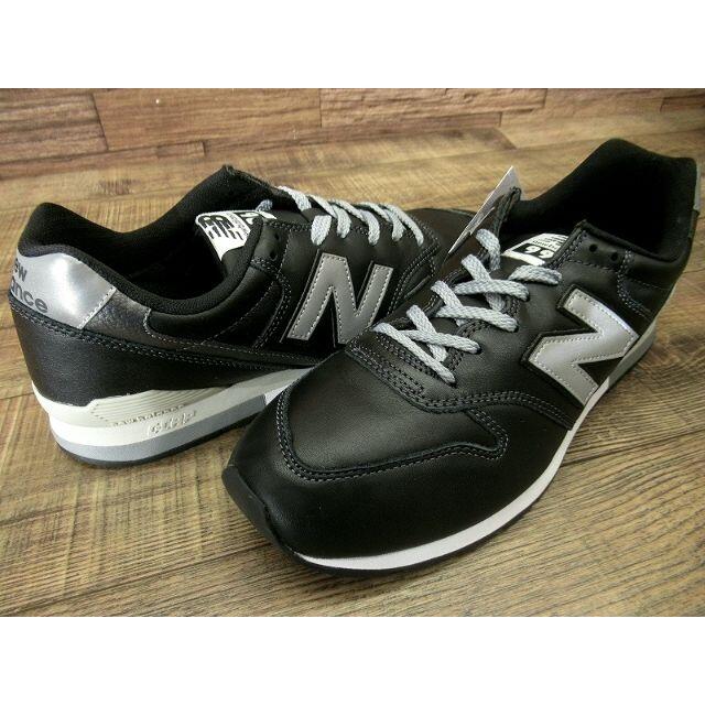 送料無料 新品 new balance ニューバランス 20AW CM996NB リフレクターロゴ オールレザー クラシック シューズ スニーカー 黒  28.0cm ③