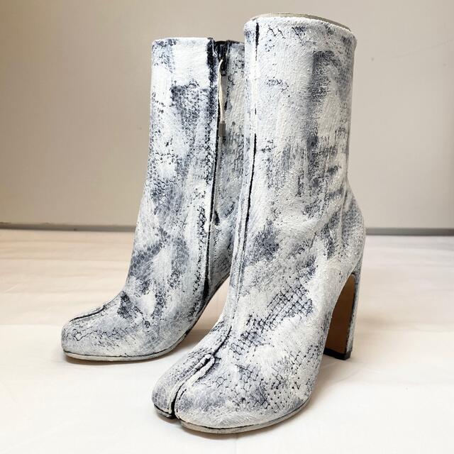 買物 Maison Margiela パイソンペイントタビブーツ サイズ39