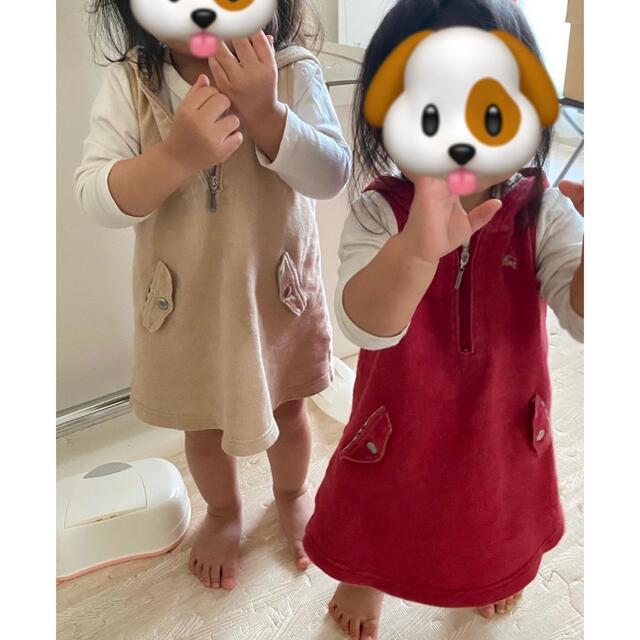 【値下げ】Burberry ワンピース 90サイズ 2枚セット 双子
