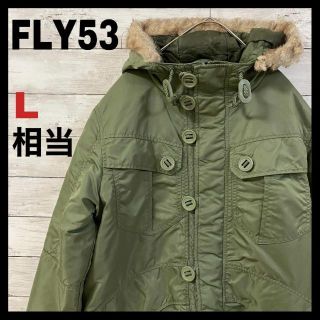 628 FLY53 中綿ミリタリーコート N-3B風フライトジャケット コート(スウェット)