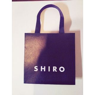 シロ(shiro)のSHIRO シロ ショップ袋 紙袋 ショッパー(ショップ袋)