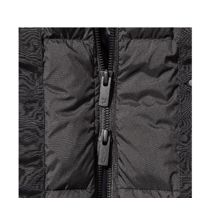 UNIQLO(ユニクロ)のジルサンダー　ユニクロ　ダウンコート　ブラック　L レディースのジャケット/アウター(ダウンジャケット)の商品写真