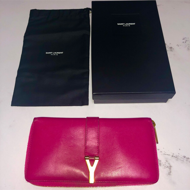 Saint Laurent☆サンローラン☆長財布 最低価格の 8000円 hachiman ...