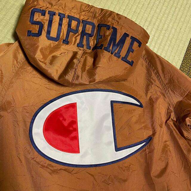 Supreme(シュプリーム)のsupreme champion ナイロンパーカー　シュプリーム　チャンピオン メンズのジャケット/アウター(ナイロンジャケット)の商品写真