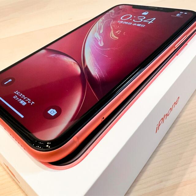 美品 iPhone XR 64GB CORAL