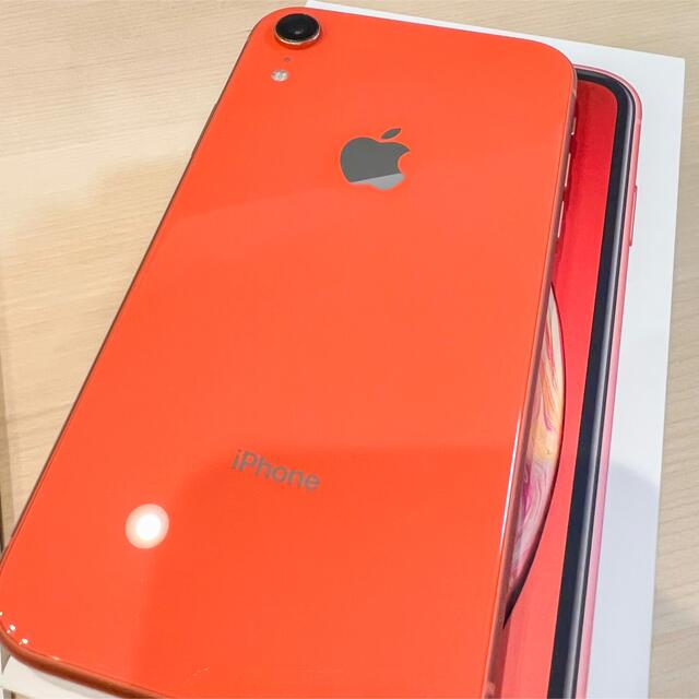 Apple - 【美品】Apple iPhoneXR 64GB コーラル MT0A2J/Aの通販 by