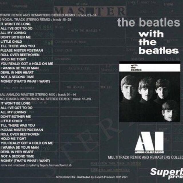 BEATLES WITH THE BEATLES AI - AUDIO エンタメ/ホビーのCD(ポップス/ロック(洋楽))の商品写真