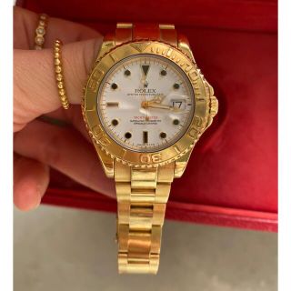 ロレックス(ROLEX)のロレックス ヨットマスター 金無垢ホT番 ボーイズ（ユニセックス）(腕時計)