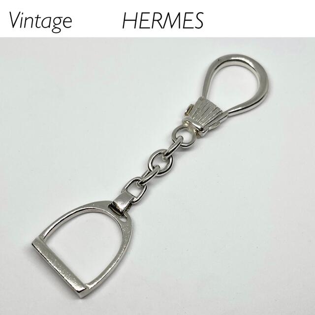 Hermes - 【Vintage】HERMES エトリエールキーホルダー