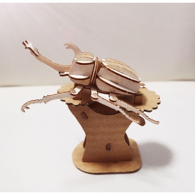 3Dウッドパズル　3D木製昆虫パズル　モデルパズル　DIY木製工芸品　7点セット