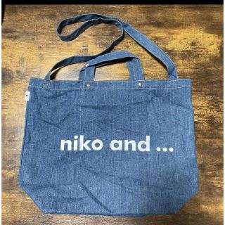 ニコアンド(niko and...)のニコアンド　トートバッグ　エコバッグ　美品(トートバッグ)