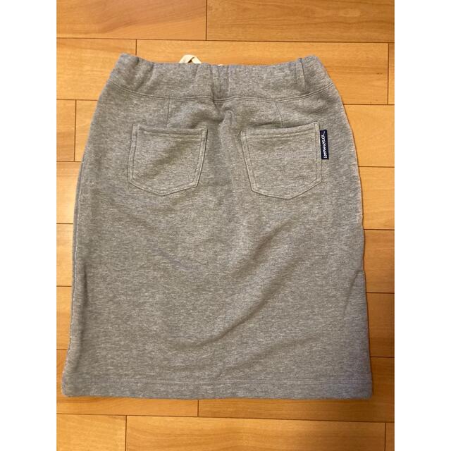 LOOPWHEELER ループウィラー スカート グレー レディースのスカート(ひざ丈スカート)の商品写真