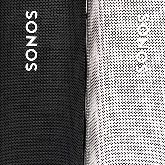 (2 Room Set with)Sonos Roam WHITE&BLACK スマホ/家電/カメラのオーディオ機器(スピーカー)の商品写真