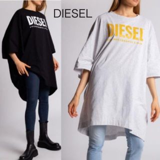 ディーゼル(DIESEL)の【新作】DIESEL 21FW 21AW Tシャツ ワンピース ロゴプリント(ロングワンピース/マキシワンピース)