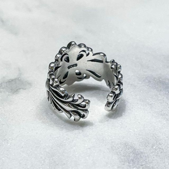 Silver925 オープンリング 銀 メンズ シルバー 指輪 R-001の通販 by DQ shop｜ラクマ