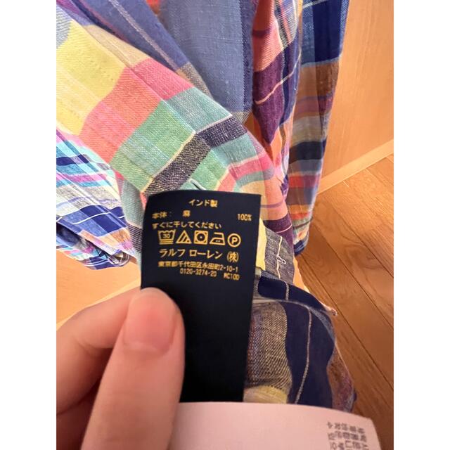 POLO RALPH LAUREN(ポロラルフローレン)のラルフローレン  チェックシャツ　 レディースのトップス(シャツ/ブラウス(長袖/七分))の商品写真