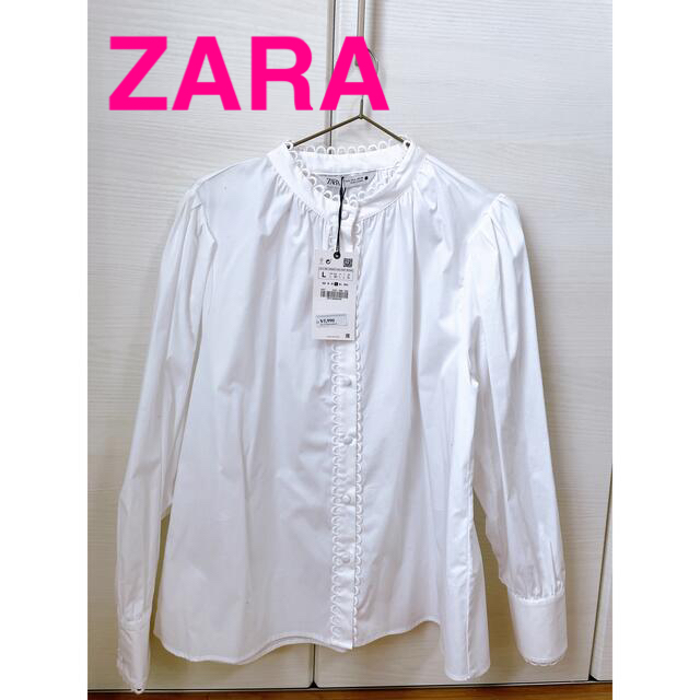 ZARA(ザラ)のZARA シャツ　ブラウス　L レディースのトップス(シャツ/ブラウス(長袖/七分))の商品写真