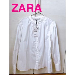 ザラ(ZARA)のZARA シャツ　ブラウス　L(シャツ/ブラウス(長袖/七分))