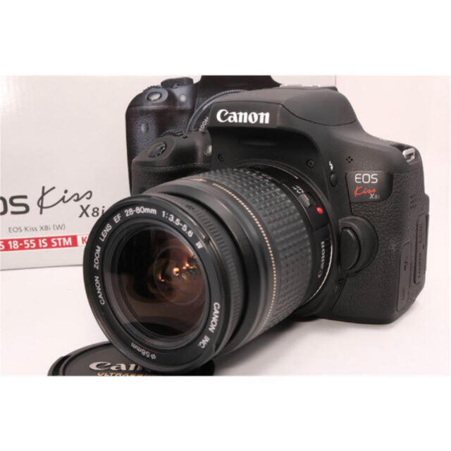 Wi-Fi&動画 キャノン canon kiss x8i 標準レンズセット 高品質