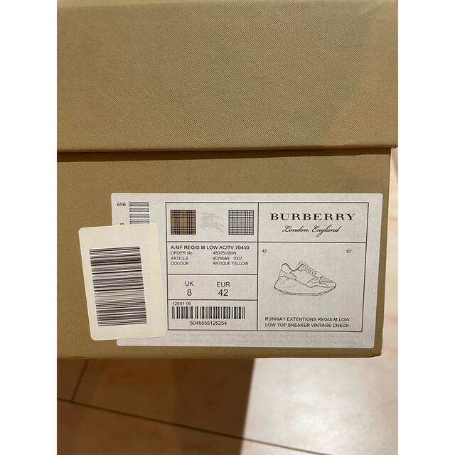 BURBERRY(バーバリー)のBurberryスニーカー42 メンズの靴/シューズ(スニーカー)の商品写真