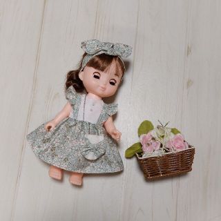 メルちゃん服　ワンピース1529　レミンちゃん服　ソランちゃん服(人形)